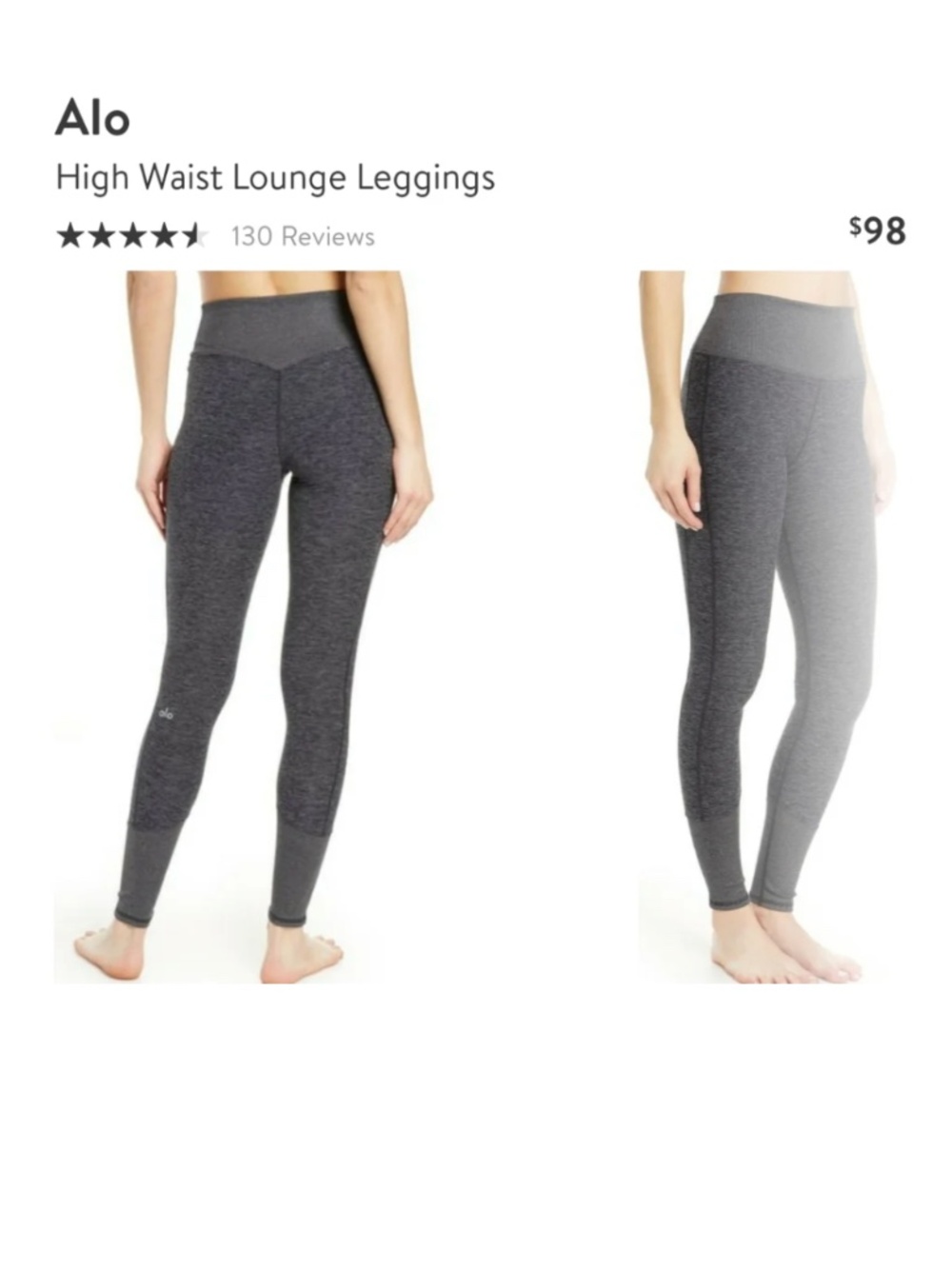 Alo yoga lounge leggings small